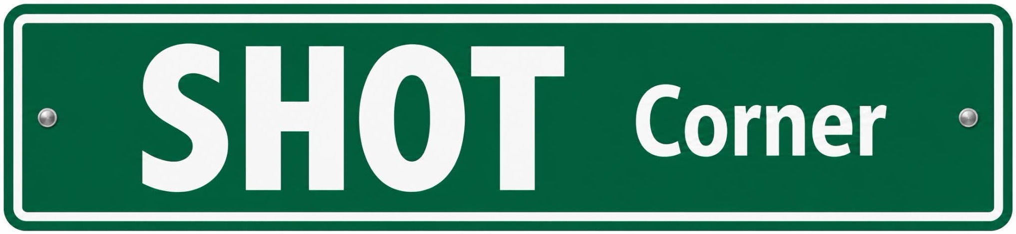 The Shot Corner sign inside Knockback Nat's